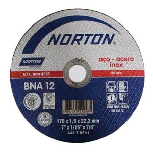 Disco De Corte 9'' Norton 3mm - Tyt