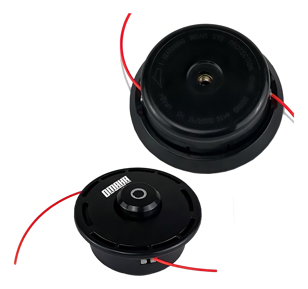 Carretel Porta Tanza Omaha Universal Automático Desmalezadora Negro - Imagen 5