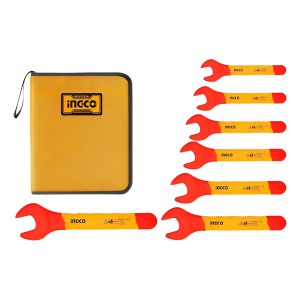 Set Aislado 7 Llaves De Boca Ingco Hkispa0701tyt