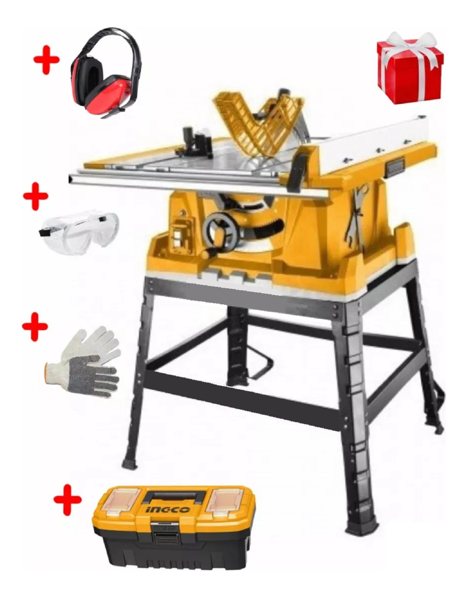 Sierra De Mesa 10 2600w Mesa Con Guia Ingco Ts26005 - Tyt