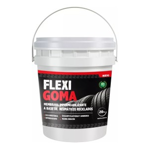 Membrana Impermeabilizante Caucho Flexigoma 20kg