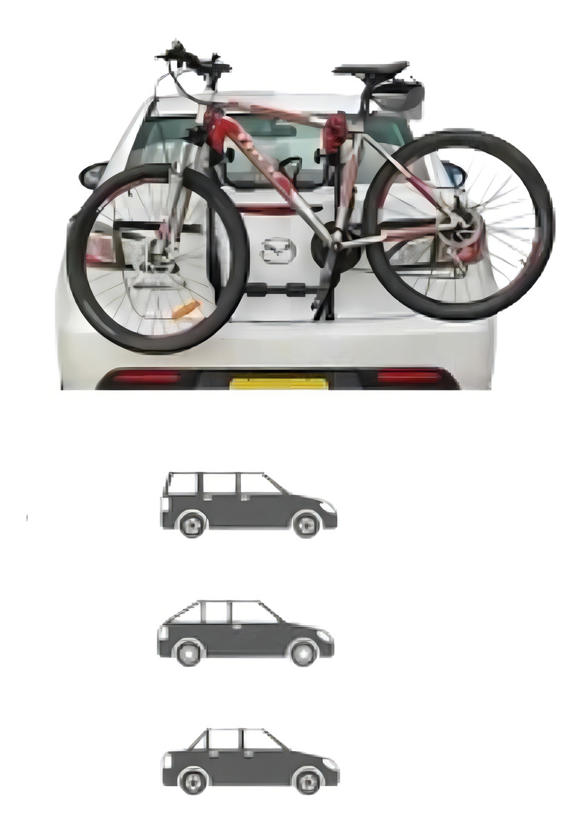 Porta Bicicleta Auto Soporte Con Capacidad Para 3 Bicicletas - Imagen 9
