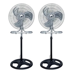 Ventilador De Pie Aluminio 3 En 1 Caja X 2ud