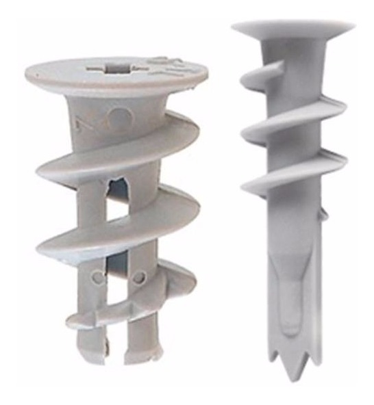 Taco / Tarugo Pvc Fischer Autorroscante Placa De Yeso X 100 - Imagen 2