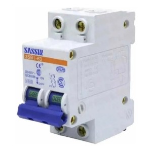 Llave Termica 2 Polos 10/16 A Autorizada Sassin - Tyt