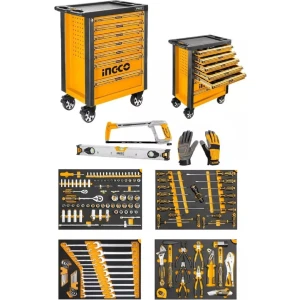 Set De 162 Herramientas + Gabinete Ingco Htcs271621 -