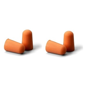 Set De 2 Pares D Tapón Auditivo Tipo Esponja P Oídos Dormir