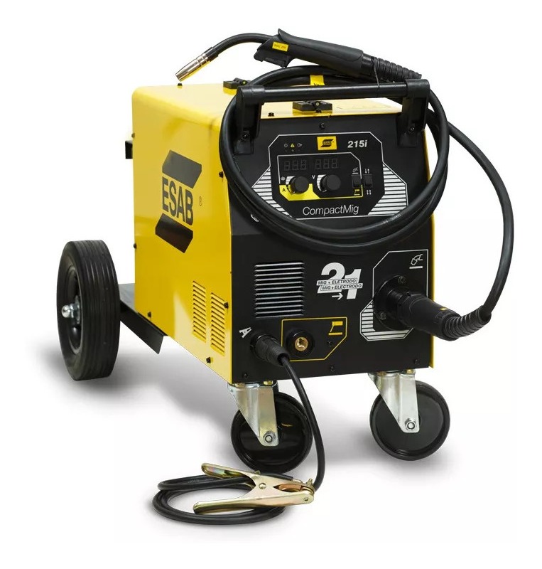 Equipo Soldar 200amp Mig 170amp Mma Esab Compactmig 215l Tyt - Imagen 2