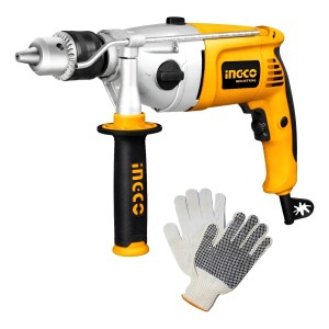 Taladro 16mm Ingco Percutor Id211002 1100w2 Vel Mec Indus Ma Color Amarillo Frecuencia 50 Hz/60 Hz