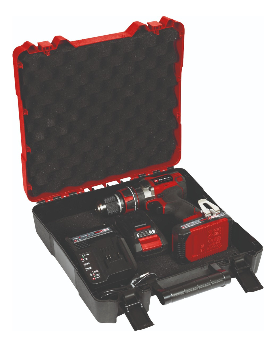 Taladro Einhell Percutor Brushless 2 Bateria 2 Amper Kit Color Rojo Frecuencia 50 Hz/60 Hz - Imagen 4