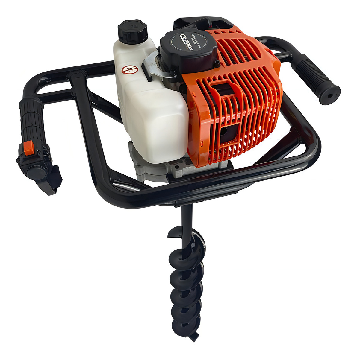 Perforadora De Suelo A Gasolina De 52 Cc Con 3 Taladros Y 1 M De Extensión - Imagen 4