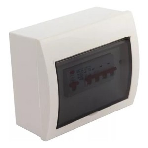 Tablero Exterior 8 Mód. Din Puerta Fumé - Tyt