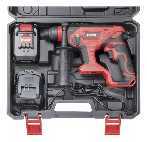 Rotomartillo Inalambrico 20v Equus Motor Brushles Sds Plus Color Rojo Frecuencia 5060 - Imagen 2