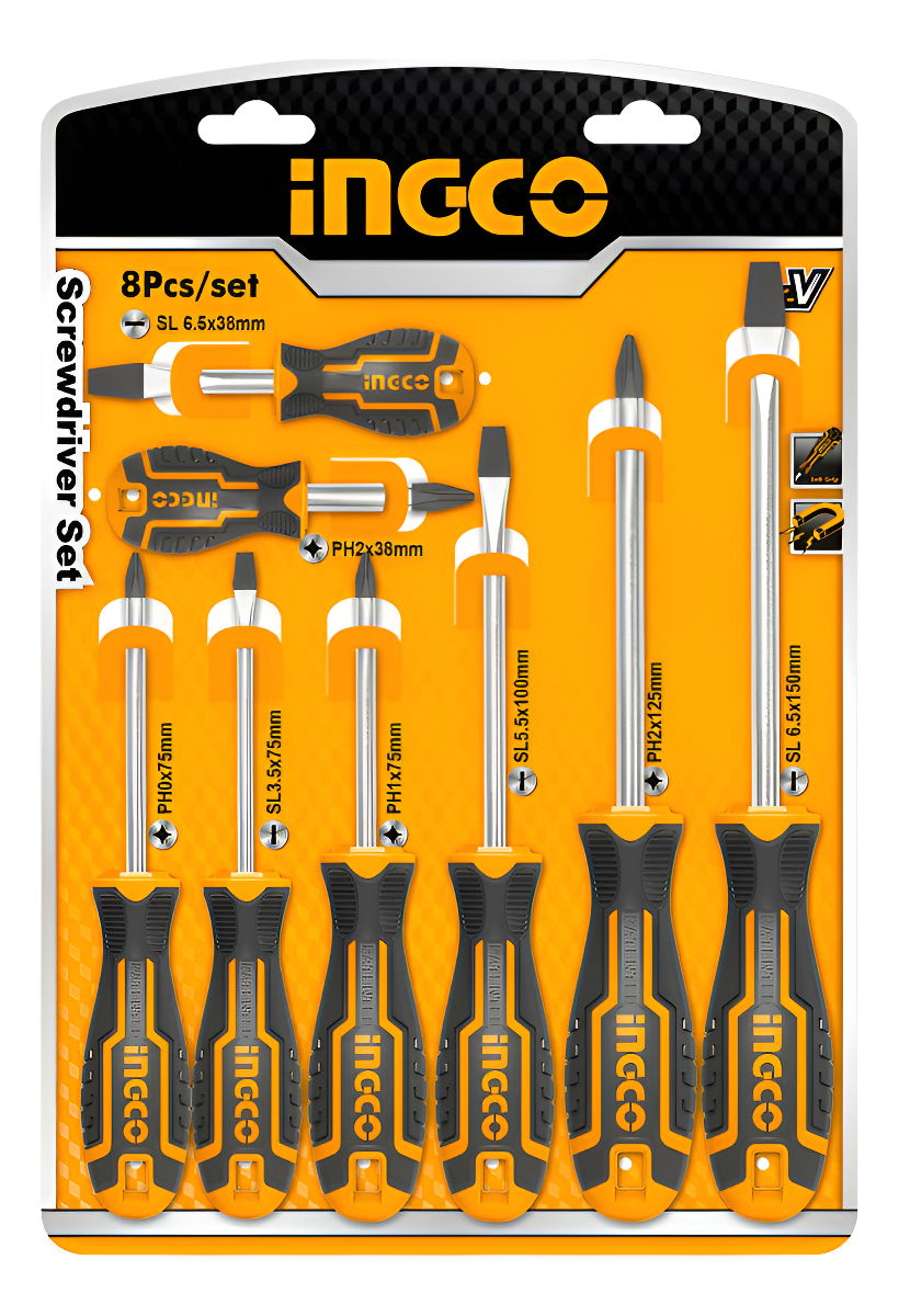 Set 8 Destornilladores Ingco Hksd0828 Indust Imantado - Imagen 11