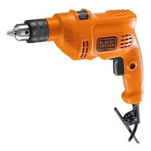 Taladro Percutor Eléctrico De 10mm Black+decker Tm500k 500w + Accesorio Con Maletín De Transporte 60hz