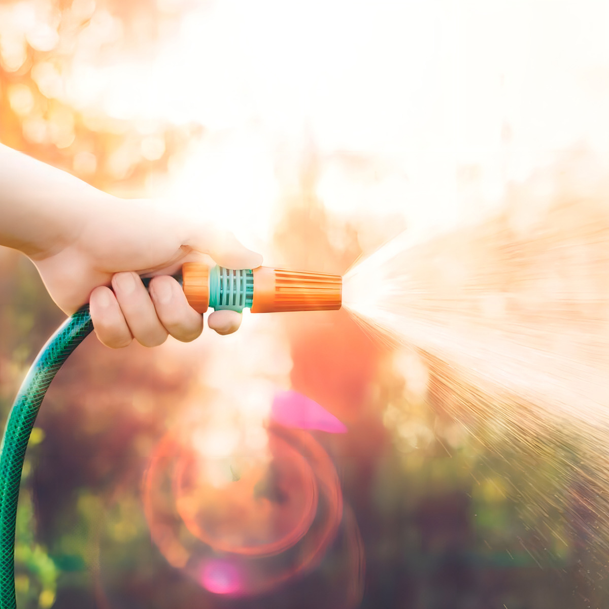 Kit Rollo De Manguera 21mt + Soporte Y Puntero Tramontina (R) Color Verde - Imagen 5