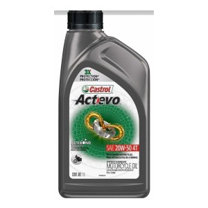 Aceite 20w50 4 Tiempos Moto Actevo Castrol 1l