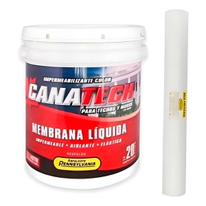 Membrana Líquida Poliuretánica Canatech + Manta 20mts Promo