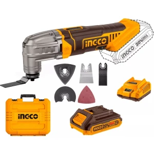 Sierra Multifunción Oscilante 20v Ingco, Batería Y Cargador