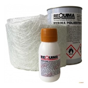 1lt Resina Recina Embarcaciones Poliester + Catalizador