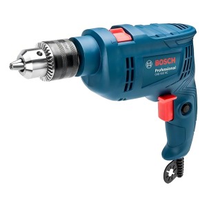 Taladro Percutor Eléctrico De 13mm Bosch Gsb-550 550w + Accesorios Con Caja De Cartón Azul