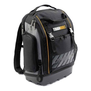 Mochila De Herramientas Laptop 31 Bolsillos 22kg Toughbuilt Color Negro