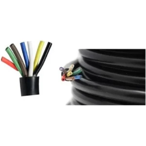 Cable Bajo Goma 7x1 7 Vias Trailer Dni Brasil Por Metro Tyt