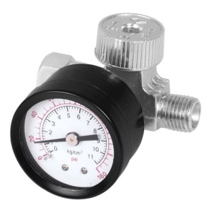 Regulador Aire Manometro Cuerda 1/4 Npt Truper