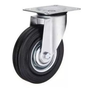 Rueda Goma Base Giratoria 100 Mm - Tyt