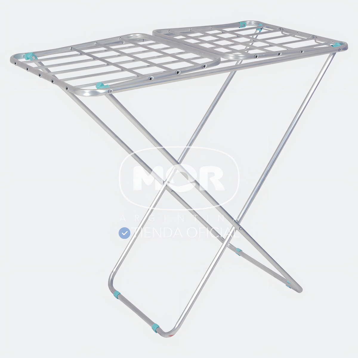 Tender Tendedero Ropa Pie Aluminio Plegable Alas Slim Mor - Imagen 6