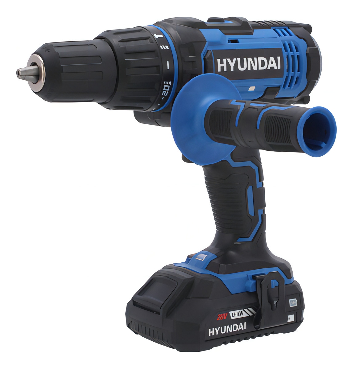 Taladro Percutor Hyundai Bateria Litio 20v Hycid20 - Tyt - Imagen 2