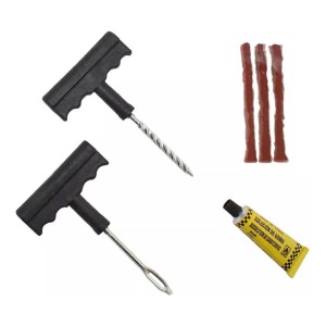 Kit Repara Pinchazos Neumaticos Con Tarugos Sin Camara