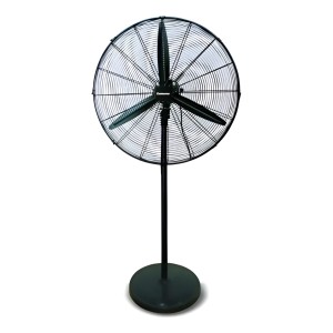 Ventilador De Pie Industrial Kassel 180 Watts 60cm Casahogar Color De La Estructura Negro Diámetro 65 Cm Material De Las Aspas Metal