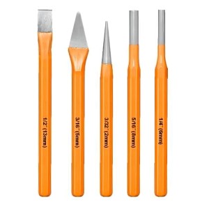 Juego De Cincel Y Punzones De 5 Piezas Wcc8395 Wadfow