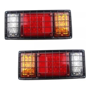 Farol Foco Trasero Universal 12v 36 Led Con Rejilla - Tyt