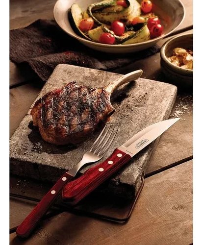 Juego Para Asado Jumbo Polywood Rojo 12 Piezas Tramontina - Imagen 4