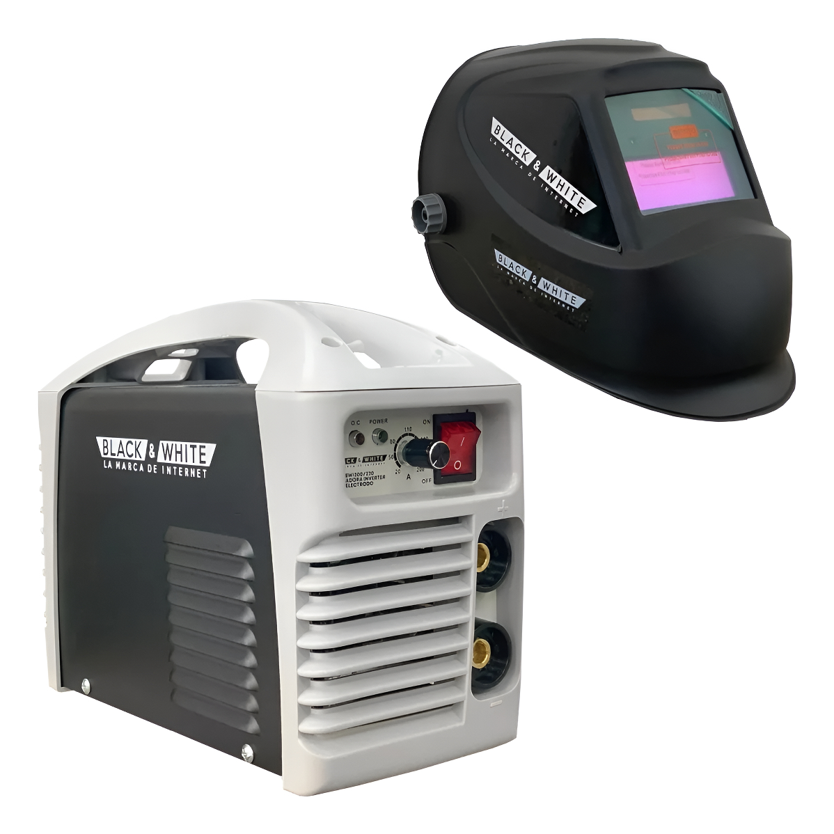 Soldadora Inverter Mas Careta Gran Potencia Gtía 1 Año