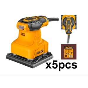 Lijadora Orbital De Mano Ingco 240w Ps2408 + 5 Lijas