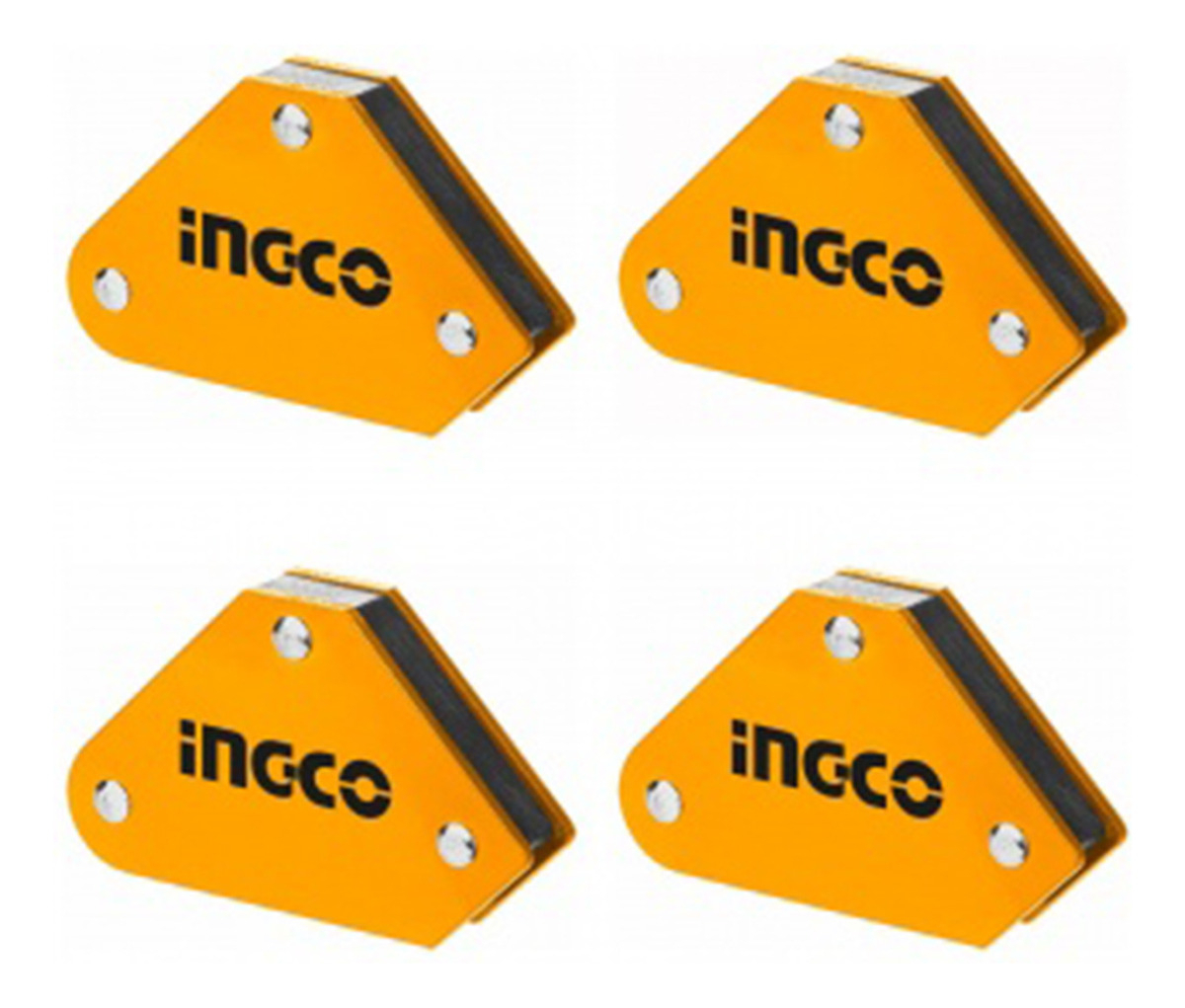 Set X4 Escuadras Magneticas Ingco Amwh4001