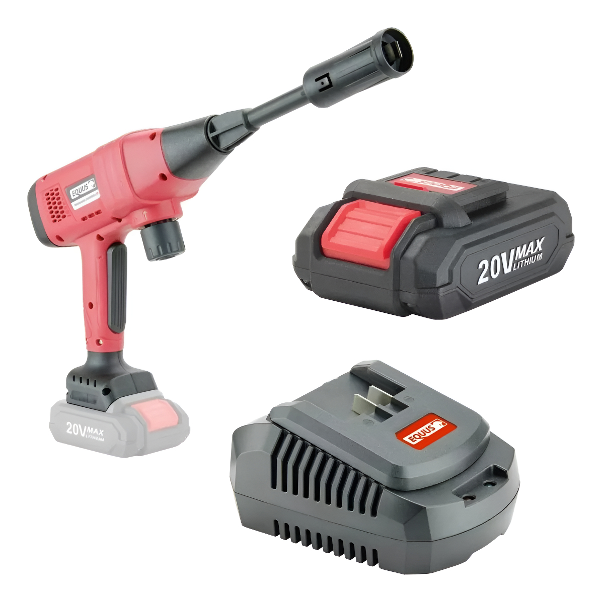 Hidrolavadora Bateria Equus 20v Con Bateria Y Cargador