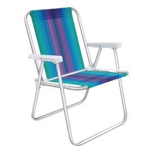Trona Mor De Aluminio Verde/azul/morado Ref.2101