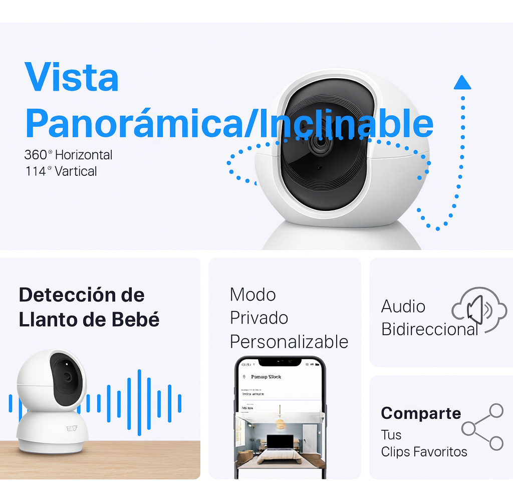 Cámara De Seguridad Tp-link Tapo Smart C200 Con Resolución Full Hd 2mp Visión Nocturna Incluida Color Blanco - Imagen 8