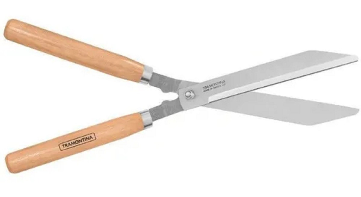 Tijera Para Cerca, Pasto, Podar Tramontina Mango Madera Tyt