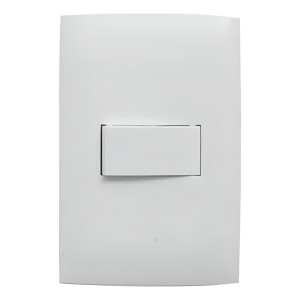 Plaqueta Blanca Presta Con Llave Unipolar