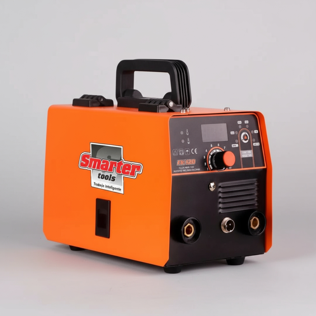 Soldadora Inverter Smarter Mig Flux Y Electrodo 100amp Fx120 Color Naranja Frecuencia 50-60 - Imagen 3