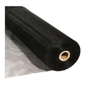 Tejido Mosquitero De Plástico Negro 1.5mt De Altura - Tyt