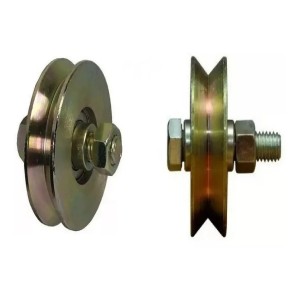 Rueda Para Porton Corredizo Hierro 80 V Con Tornillo - Tyt