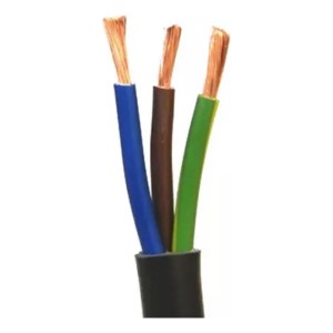 Cable Bajo Goma Negro 3x2mm² - Rollo 100 Mts - Tyt