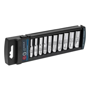 Juego De 10 Dados Largos 1/4 Pulgadas Del 4mm Al 13mm Truper