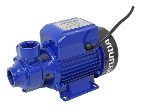 Bomba Periférica 1/2hp Altura23m Hyundai Hyqb60-1 Ferrejido Color Azul Frecuencia 50hz 50 Hz